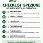 Checklist per l’ispezione dei DPI anticaduta di III categoria