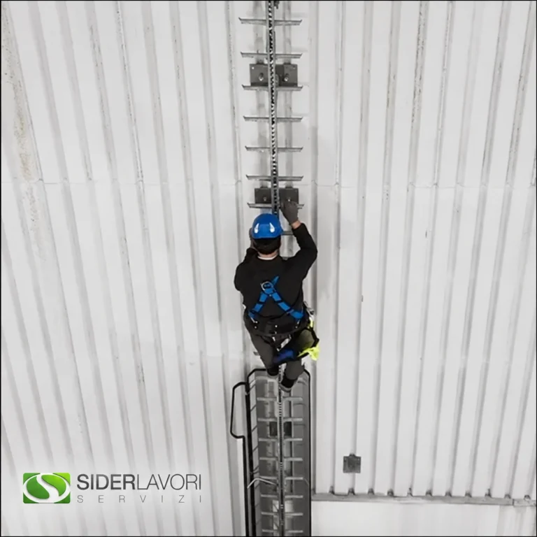 Sicurezza anticaduta con scale FABA A12 Tractel EN353-1