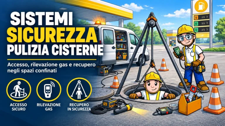 sistemi sicurezza pulizia cisterne a noleggio Toscana