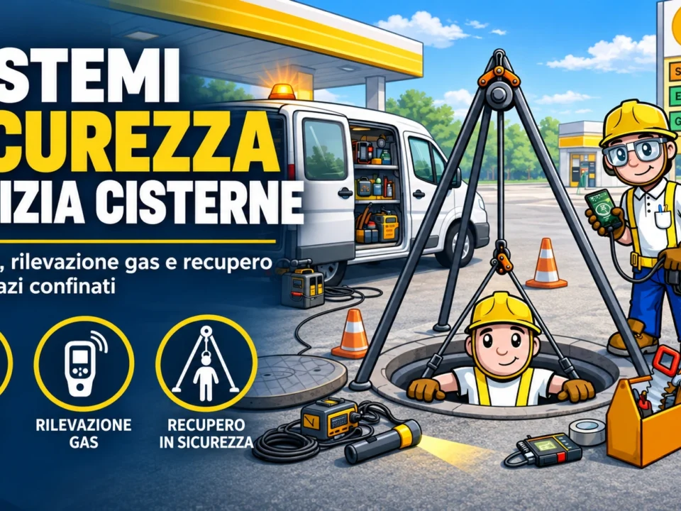 sistemi sicurezza pulizia cisterne a noleggio Toscana